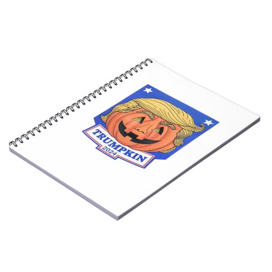 Trumpkin Classic - Funny Halloween Zitat Notizblock (Linke Seite)
