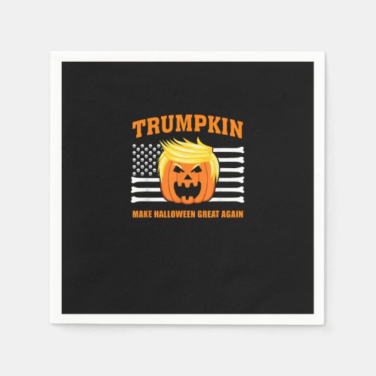 Trumpkin Classic Halloween - Make Halloween Great Serviette (Vorderseite)