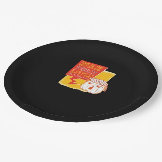 Trumpkin Classic Pappteller (Schrägansicht)