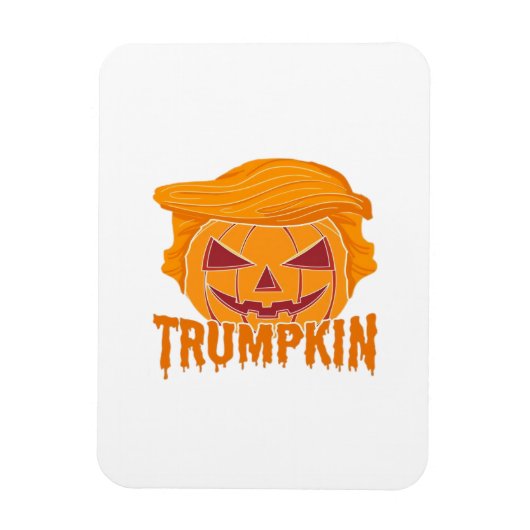 Trumpkin Classic - Pumpkin President Style Magnet (Vertikal)