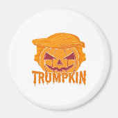 Trumpkin Classic - Pumpkin President Style Magnet (Vorne)