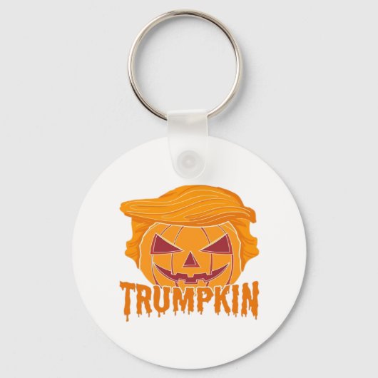 Trumpkin Classic - Pumpkin President Style Schlüsselanhänger (Vorderseite)