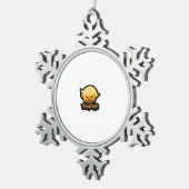 Trumpkin Classic - Retro Costume Slogan Schneeflocken Zinn-Ornament (Rechts)