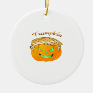 Trumpkin Classic - Sloth in einem MAGA-Hut Keramik Ornament