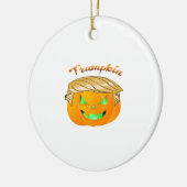 Trumpkin Classic - Sloth in einem MAGA-Hut Keramik Ornament (Links)
