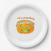 Trumpkin Classic - Sloth in einem MAGA-Hut Pappteller (Vorderseite)