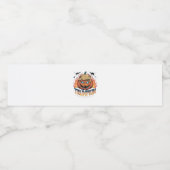 Trumpkin Classic - Spooky Pumpkin Design Wasserflaschenetikett (Einzelnes Label)