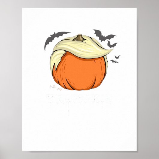 Trumpkin, Donald Halloween Poster (Vorne)