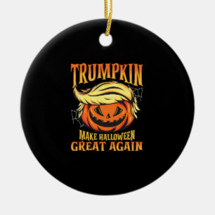 Trumpkin - Donald macht Halloween erneut großartig Keramik Ornament