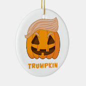 Trumpkin Donald Trump Kürbis Keramikornament (Rechts)