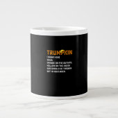 Trumpkin Funny Anti Pumpkin Jumbo-Tasse (Vorderseite)