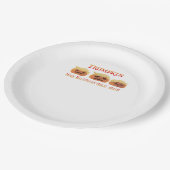 Trumpkin Funny Design Pappteller (Schrägansicht)