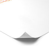 Trumpkin Funny Design Poster (Ecke)