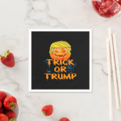 Trumpkin Funny Design zu Halloween Serviette (Beispiel)