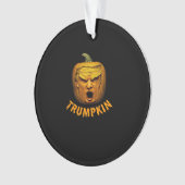Trumpkin - Funny Donald Pumpkin Halloween Classic Ornament (Vorderseite)