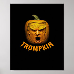 Trumpkin - Funny Donald Pumpkin Halloween Classic Poster
