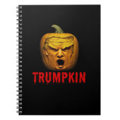 Trumpkin - Funny Donald Pumpkin Halloween Notizblock (Vorderseite)