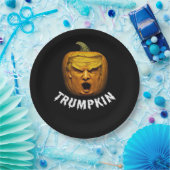 Trumpkin - Funny Donald Pumpkin Halloween Pappteller (Party)