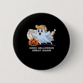 Trumpkin Funny Halloween Boo - Make Halloween Grea Button (Vorderseite)