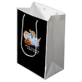 Trumpkin Funny Halloween Boo - Make Halloween Grea Mittlere Geschenktüte (Vorderseite Schrägansicht)