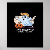 Trumpkin Funny Halloween Boo - Make Halloween Grea Poster (Vorne)