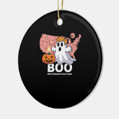Trumpkin Funny Halloween Boo - Pumpkin Trumpkin Keramik Ornament (Links)
