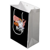 Trumpkin Funny Halloween Boo - Pumpkin Trumpkin Mittlere Geschenktüte (Vorderseite Schrägansicht)