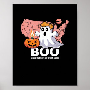 Trumpkin Funny Halloween Boo - Pumpkin Trumpkin Poster
