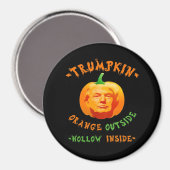 Trumpkin Funny Halloween Classic Magnet (Vorderseite/Rückseite)