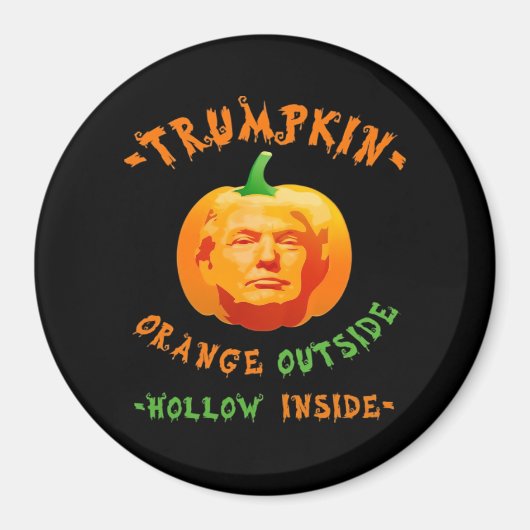 Trumpkin Funny Halloween Classic Magnet (Vorne)