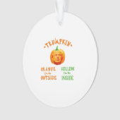 Trumpkin Funny Halloween Classic Ornament (Vorderseite)