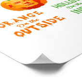 Trumpkin Funny Halloween Classic Poster (Ecke)