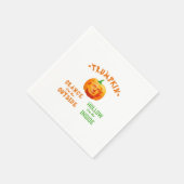 Trumpkin Funny Halloween Classic Serviette (Ecke)