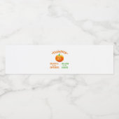 Trumpkin Funny Halloween Classic Wasserflaschenetikett (Einzelnes Label)