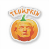 Trumpkin Funny Halloween Costume - Retro MAGA Styl Aufkleber (Vorderseite)