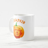 Trumpkin Funny Halloween Costume - Retro MAGA Styl Kaffeetasse (Vorderseite Links)