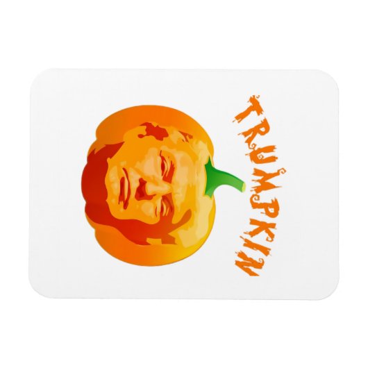 Trumpkin Funny Halloween Costume - Retro MAGA Styl Magnet (Horizontal)