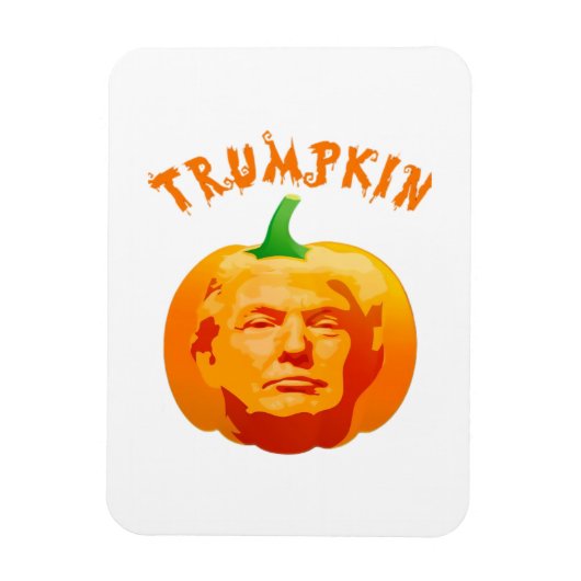 Trumpkin Funny Halloween Costume - Retro MAGA Styl Magnet (Vertikal)