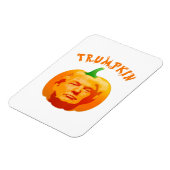 Trumpkin Funny Halloween Costume - Retro MAGA Styl Magnet (Linke Seite)