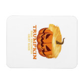 Trumpkin Funny Halloween Pumpkin - Klassisches Kos Magnet (Horizontal)
