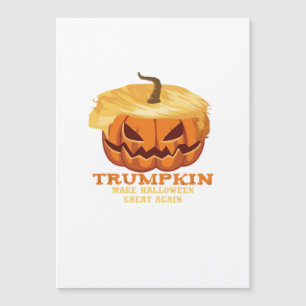 Trumpkin Funny Halloween Pumpkin - Klassisches Kos Magnetkarte
