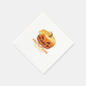 Trumpkin Funny Halloween Pumpkin - Klassisches Kos Serviette (Ecke)