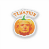 Trumpkin Funny Halloween - Spooky Parody Edition Aufkleber (Vorderseite)