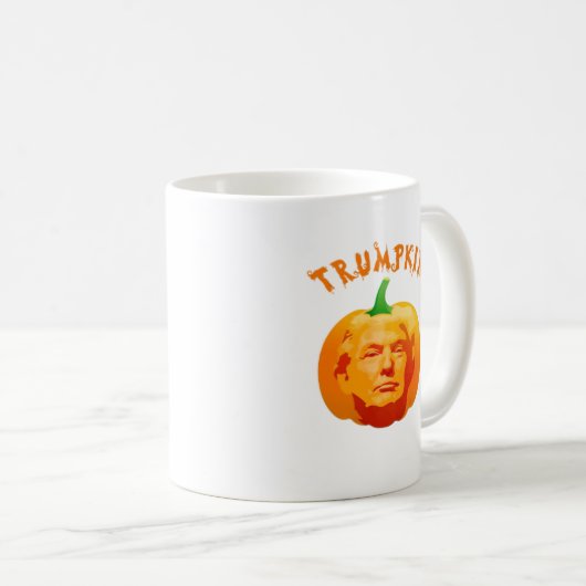 Trumpkin Funny Halloween - Spooky Parody Edition Kaffeetasse (VorderseiteRechts)