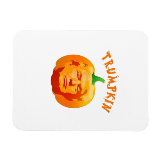 Trumpkin Funny Halloween - Spooky Parody Edition Magnet (Horizontal)