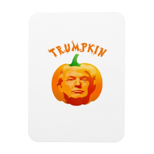 Trumpkin Funny Halloween - Spooky Parody Edition Magnet (Vertikal)