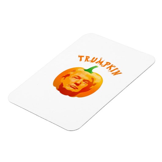 Trumpkin Funny Halloween - Spooky Parody Edition Magnet (Linke Seite)
