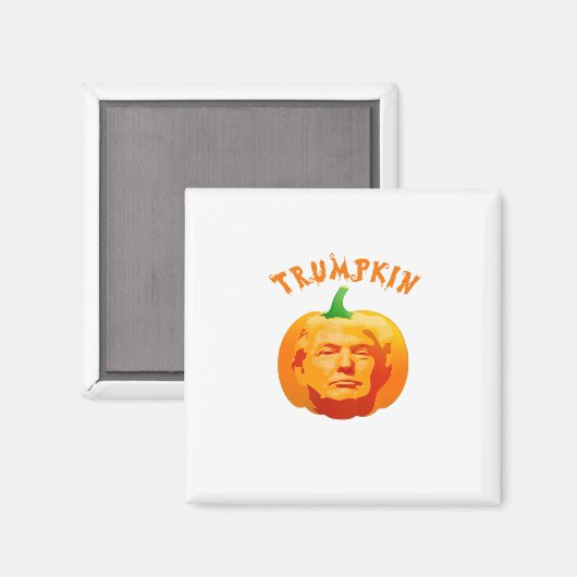 Trumpkin Funny Halloween - Spooky Parody Edition Magnet (Vorderseite/Rückseite)