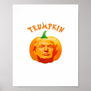 Trumpkin Funny Halloween - Spooky Parody Edition Poster