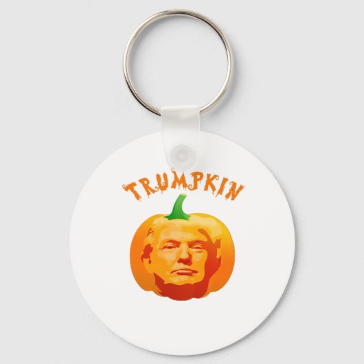 Trumpkin Funny Halloween - Spooky Parody Edition Schlüsselanhänger (Vorderseite)